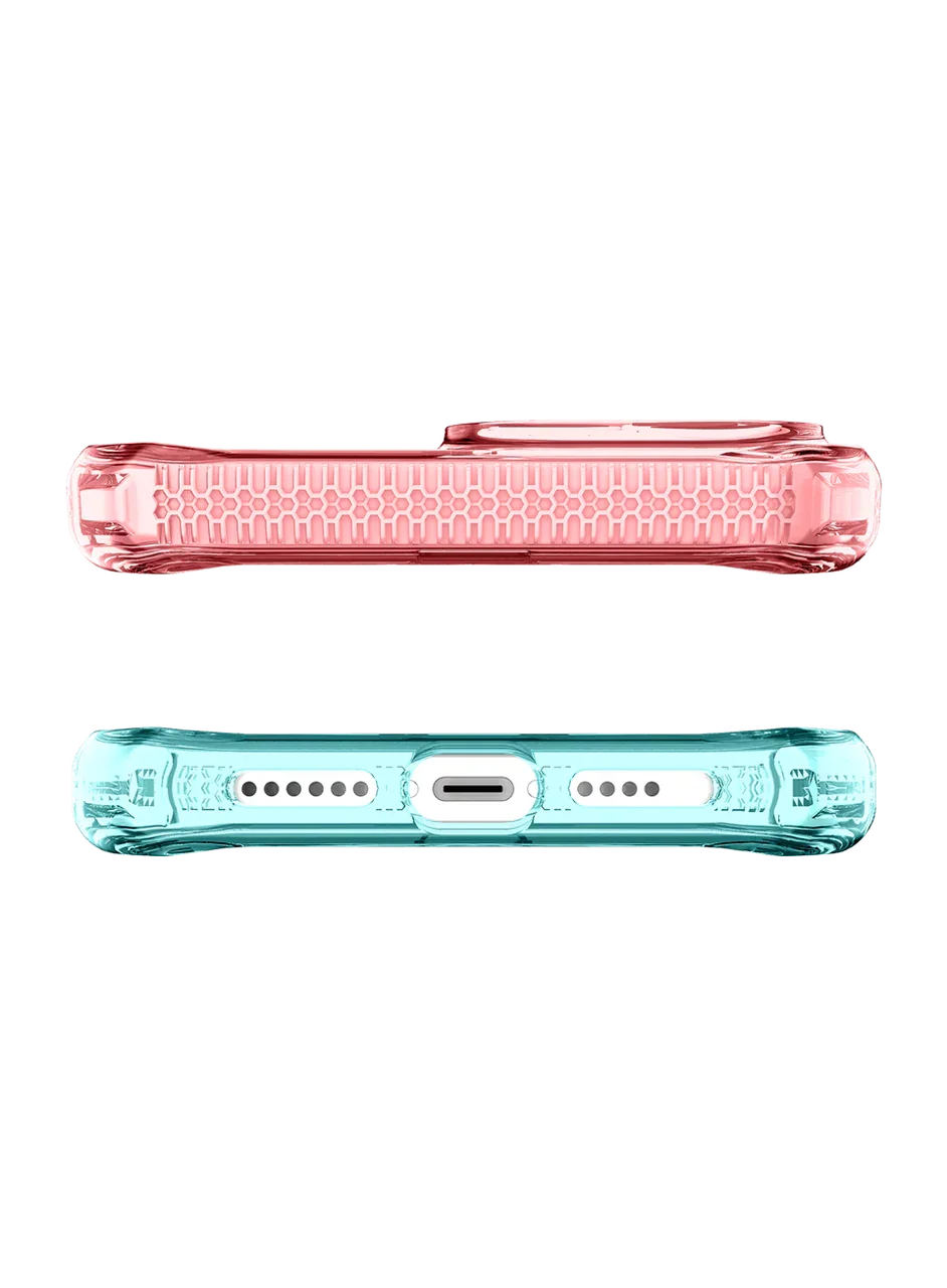 Itskins Supreme Prism iPhone 13 Pro Max Cover - Light Blue And Light Pink - Tashqila Itskins Supreme Prism iPhone 13 Pro Max Cover - Light Blue And Light Pink - Tashqila